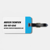 PowerPuff Girlsの星型 ラゲッジタグ (裏面横)