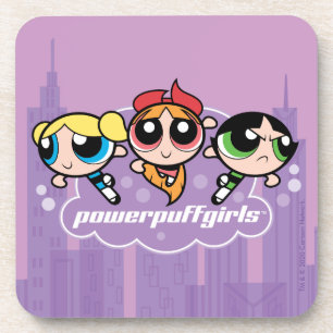 Powerpuff Girlsチームロゴ コースター