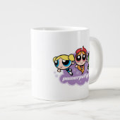 Powerpuff Girlsチームロゴ ジャンボコーヒーマグカップ (正面右)