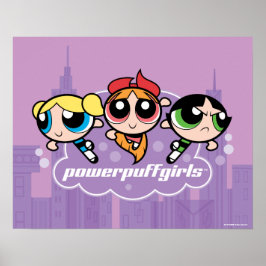 Powerpuff Girlsチームロゴ ポスター