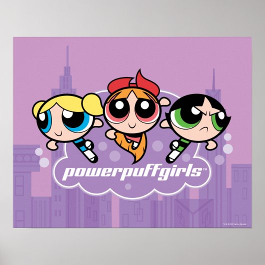 Powerpuff Girlsチームロゴ ポスター (正面)