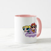 Powerpuff Girlsチームロゴ マグカップ (正面右)