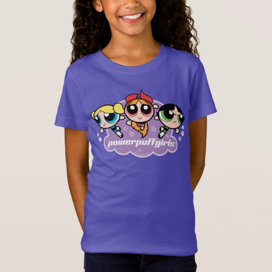 Powerpuff Girlsチームロゴ Tシャツ (正面)