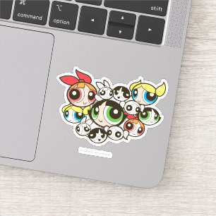 PowerPuff Girls顔パターン シール