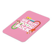 Powerpuff Girls：私たち得はあなたの背中 マグネット (左側)