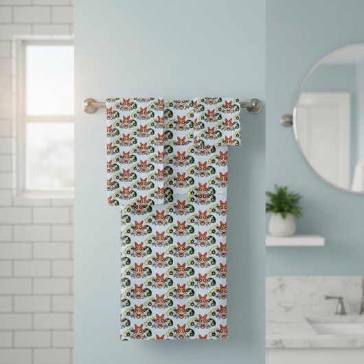 powerpuff girls Bath Towel Set バスタオルセット