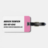 Powerpuff Girls & Donny Rainbow Pattern ラゲッジタグ (裏面横)