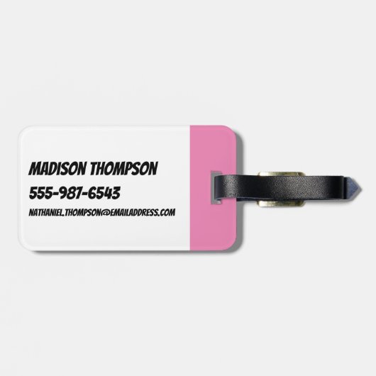 Powerpuff Girls & Donny Rainbow Pattern ラゲッジタグ (裏面横)