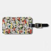 Powerpuff Girls Face Pattern ラゲッジタグ (正面横)