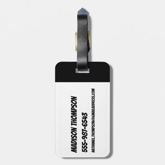 Powerpuff Girls Face Pattern ラゲッジタグ (裏面縦)