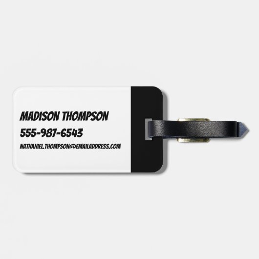 Powerpuff Girls Face Pattern ラゲッジタグ (裏面横)