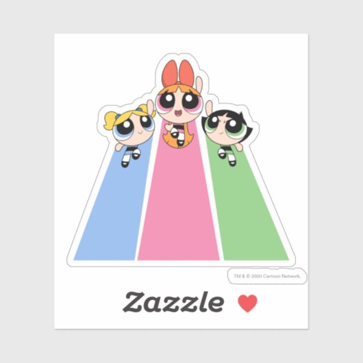 Powerpuff Girls Fly High シール (シート)