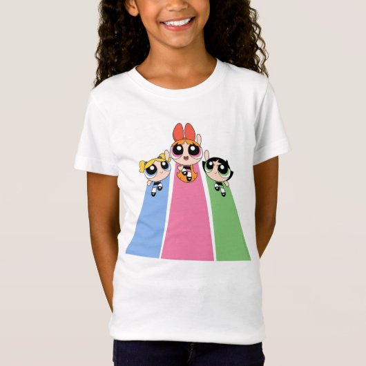 Powerpuff Girls Fly High Tシャツ (正面)