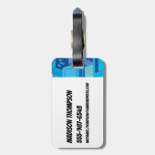 Powerpuff Girls Launch Into The Air ラゲッジタグ (裏面縦)