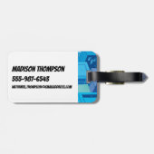 Powerpuff Girls Launch Into The Air ラゲッジタグ (裏面横)