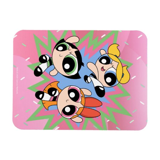 Powerpuff Girls Powfactor マグネット (横)