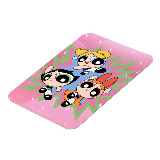 Powerpuff Girls Powfactor マグネット (左側)