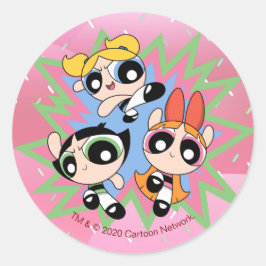 Powerpuff Girls Powfactor ラウンドシール