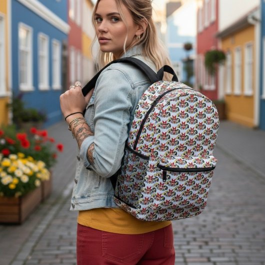 powerpuff girls Printed Backpack プリントバックパック