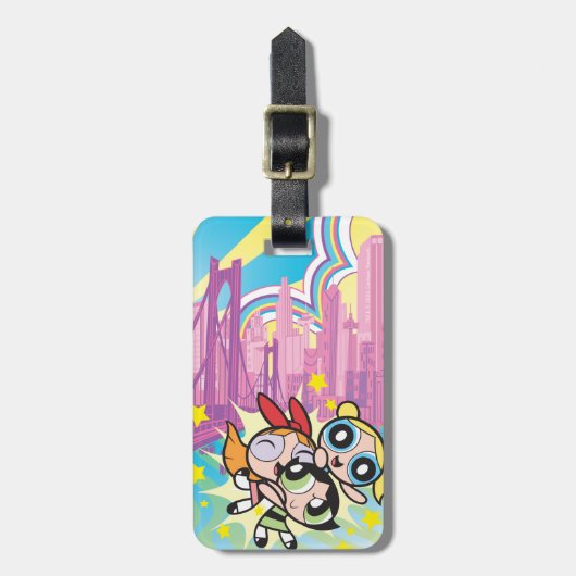 Powerpuff Girls Rule ラゲッジタグ (正面縦)