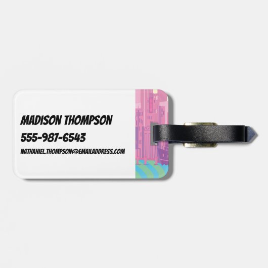 Powerpuff Girls Rule ラゲッジタグ (裏面横)