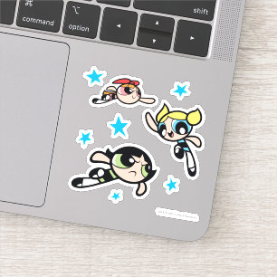 Powerpuff Girls Star Pattern シール