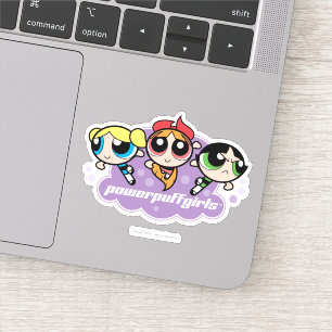 PowerPuff Girls teamのロゴ シール