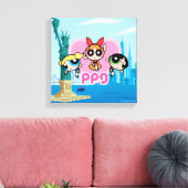 Powerpuff Girls Team Awesome キャンバスプリント (インサイチュ (リビング))