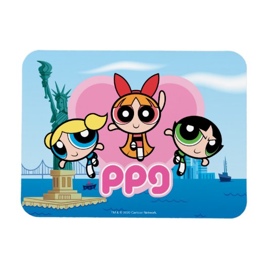 Powerpuff Girls Team Awesome マグネット (横)