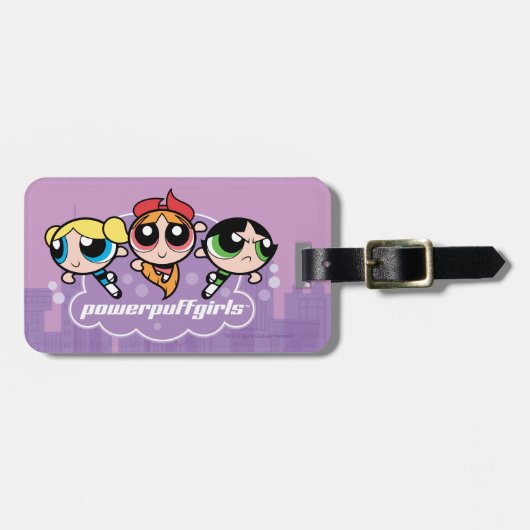 Powerpuff Girls Team Logo ラゲッジタグ (正面横)