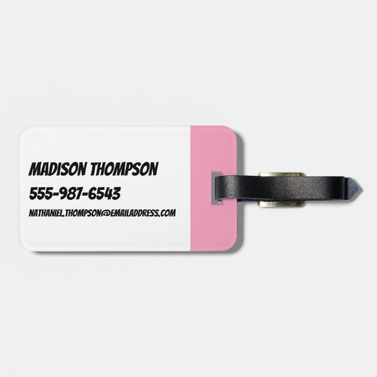 Powerpuff Girls: We Got Your Back ラゲッジタグ (裏面横)