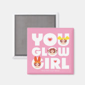 Powerpuff Girls: You Glow Girl マグネット (正面/裏面)