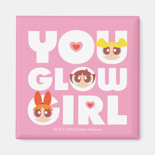 Powerpuff Girls: You Glow Girl マグネット (正面)