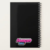 PowerPufgの女の子の顔パターン プランナー手帳 (裏面)