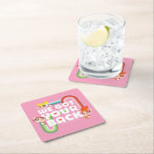 PowerPufg Gails:お得手元 スクエアペーパーコースター (インサイチュ)