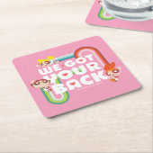 PowerPufg Gails:お得手元 スクエアペーパーコースター (アングル)