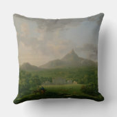 Powerscourtの郡ウィックロー、c.1760-2 (油の眺め クッション (裏面)