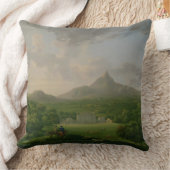 Powerscourtの郡ウィックロー、c.1760-2 (油の眺め クッション (ブランケット)