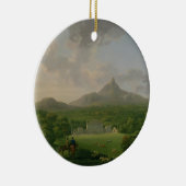 Powerscourtの郡ウィックロー、c.1760-2 (油の眺め セラミックオーナメント (右)