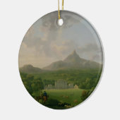 Powerscourtの郡ウィックロー、c.1760-2 (油の眺め セラミックオーナメント (左)