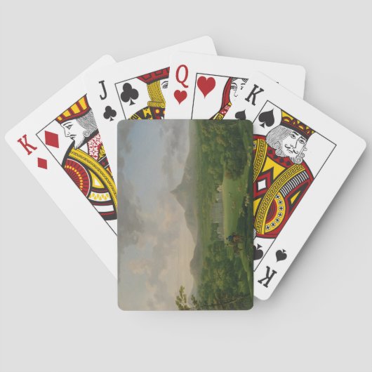 Powerscourtの郡ウィックロー、c.1760-2 (油の眺め トランプ (裏面)