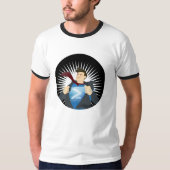 PowerShellのスーパーヒーローのTシャツ Tシャツ (正面)