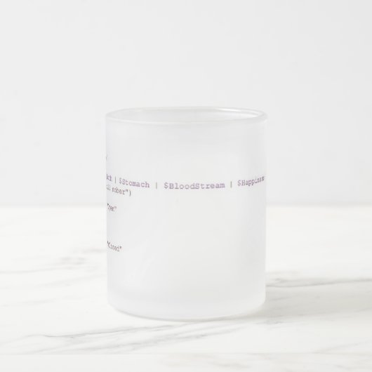 Powershell Scripterのために飲むこと フロストグラスマグカップ (中央)