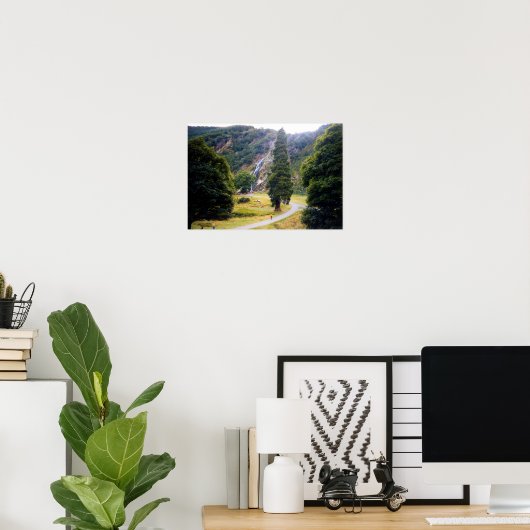 Powershoutのツリー滝 ポスター (ホームオフィス)