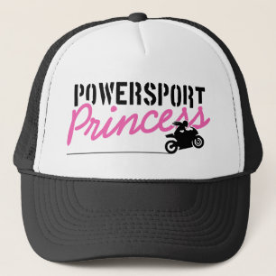 Powersportのプリンセスの女性のオートバイの帽子 キャップ