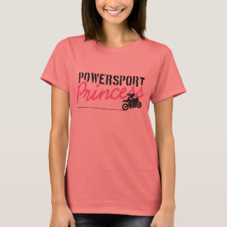 Powersportプリンセス女子バイクTシャツ Tシャツ