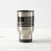 POWMIA米国の旗のコーヒー・マグ トラベルマグ (中央)