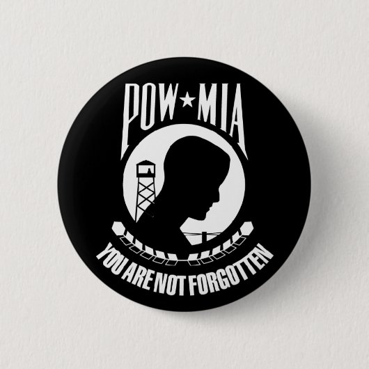 powmia 缶バッジ (正面)