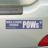 POWs歓迎された家のベトナムのバンパーステッカー1973年 バンパーステッカー (車上)