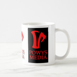 Powys媒体のマグ(3ロゴ) コーヒーマグカップ